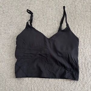 Lululemon Align Cropped Cami Tank Top A/B Cup in Black - Size 6